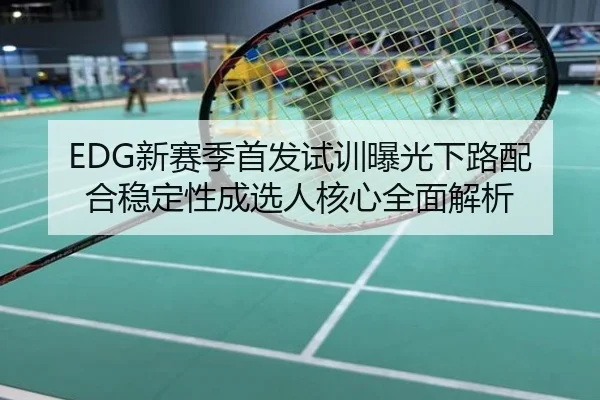 EDG新赛季首发试训曝光下路配合稳定性成选人核心全面解析